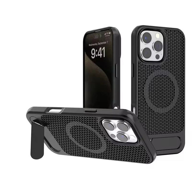 Gorilla Tech Mesh Stand For  Samsung Galaxy S25 Ultra– Military-Grade Protection with Cooling Mesh Design & Kickstand