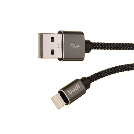 Budi Cable 3M 3A Aluminum Shell USB to L Braided Cable DC206L30B