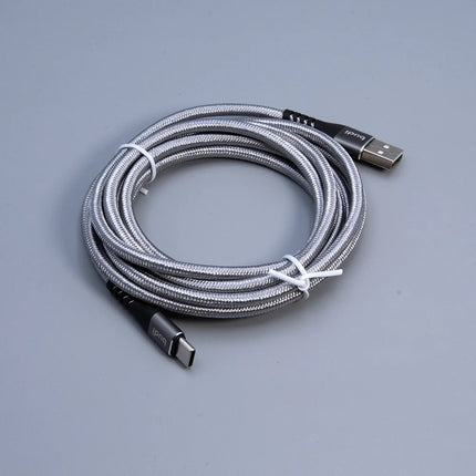Budi Cable 2M 3A Fast USB To Type C Braided Cable DC197T20H