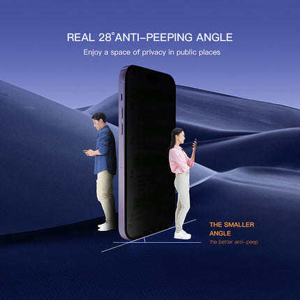 Privacy Tempered Glass Full Glue Film For Apple iPhone 12/12 Pro