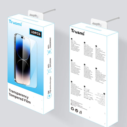 [10-Pack] iPhone X/XS 3D Curved Tempered Glass Screen Protectors – Full Coverage, Transparent & Anti-Fingerprint