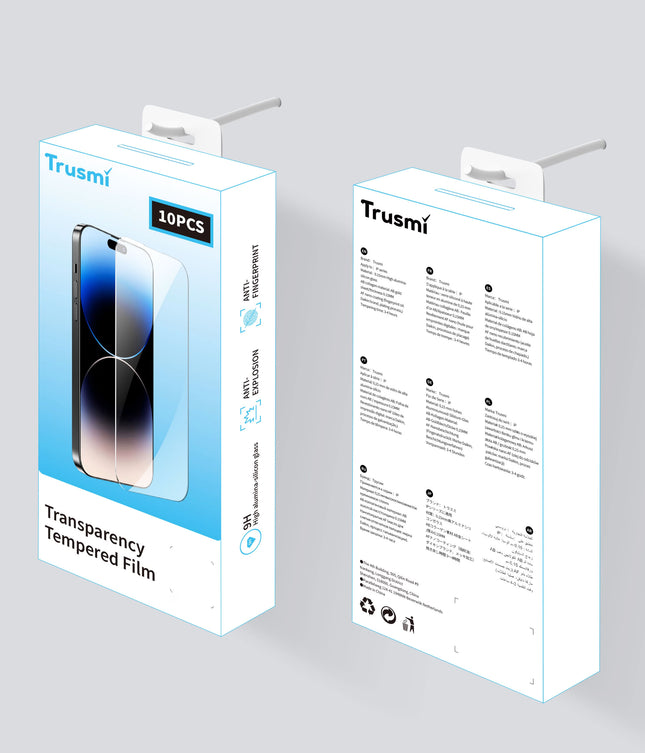 [10-Pack] iPhone 17 Pro Max 3D Curved Tempered Glass Screen Protectors – Full Coverage, Transparent & Anti-Fingerprint