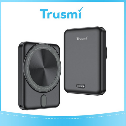 TRUSMI PB08-011 Magnetic Wireless Power Bank | 5000mAh | 20W PD Fast Charging | 15W Wireless