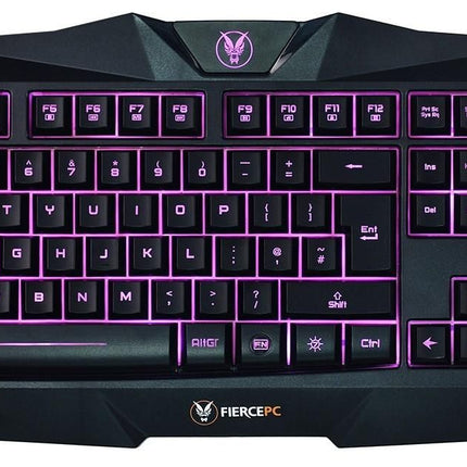 Fierce PC Draconis Gaming French Layout Keyboard with Gaming Mouse Kit