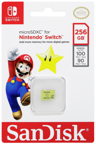 SanDisk 100MBs MicroSD Card for Nintendo Switch - 256GB