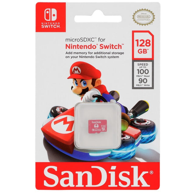 SanDisk 100MBs MicroSD Card for Nintendo Switch - 128GB