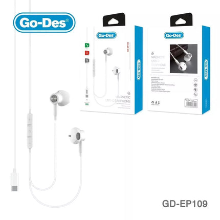 Go-Des Type C Magnetic Earphone GD-EP109