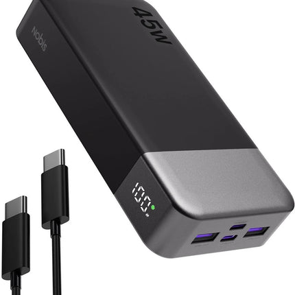 Nobis Power Bank | 20000mAh High-Capacity | 45W PD Fast Charge
