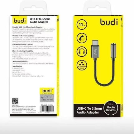 Budi DC105B USB-C to 3.5mm Audio Adapter