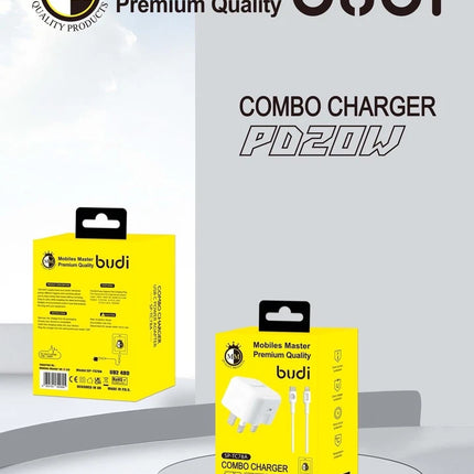 Budi Plugs PD20W COMBO Charger +C SP-TC78A