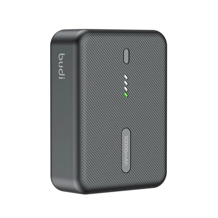 Budi PB097B 10000mAh Mini Power Bank – 20W PD + QC3.0 Fast Charging, Compact & Portable