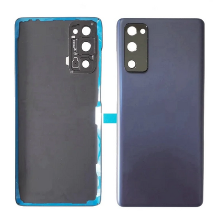 Galaxy S20 FE Rear Back Glass Battery Cover Camera Lens Adhesive Navy