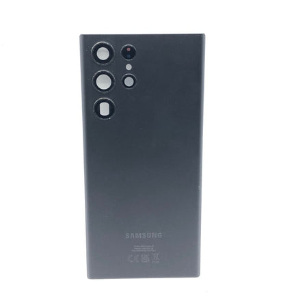 Galaxy S22 Ultra Rear Back Glass Battery Cover Camera Lens Adhesive Black