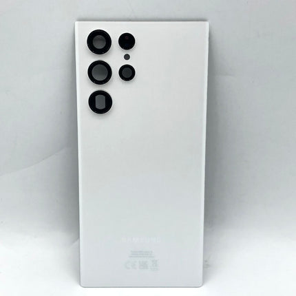 Galaxy S22 Ultra Rear Back Glass Battery Cover Camera Lens Adhesive White