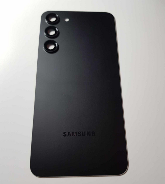 Galaxy S23 Plus Rear Back Glass Battery Cover Camera Lens Adhesive Black