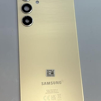 Galaxy S24 Plus Rear Back Glass Battery Cover Camera Lens Adhesive Yellow/Gold