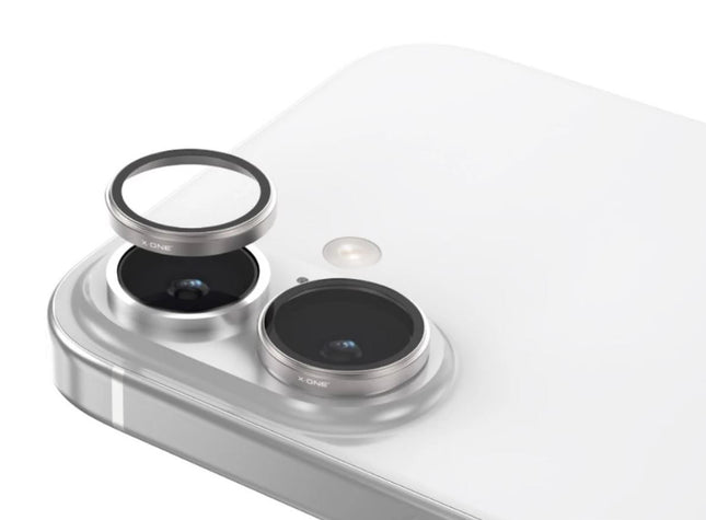 Premium (3 In 1)  Back Camera Glass  iPh 16 Plus/16 Silver