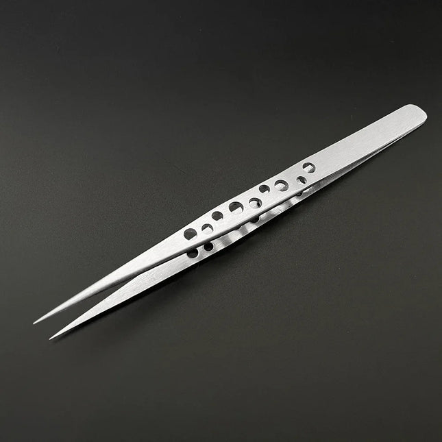 Straight Tweezer Repair Tool Stainless Steel