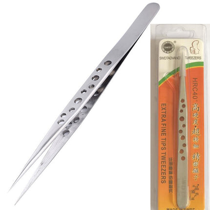 Straight Tweezer Repair Tool Stainless Steel
