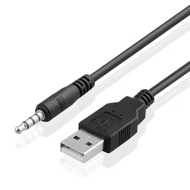 USB To 3.5mm Audio Jack AUX Cable (1.5M)