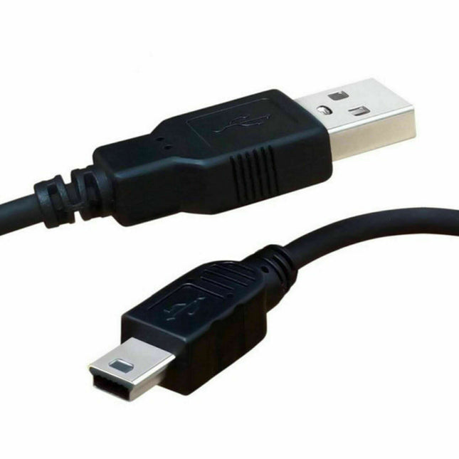 USB A to USB mini-B Charging Sat Nav/Cam Cable (1.5M)