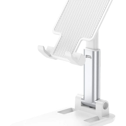 XO C143 Adjustable Desktop Mobile & Laptop Stand – Portable Foldable Holder for Smartphones, Tablets, and Laptops